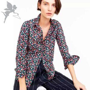 J. CREW X LIBERTY Sarah Slim Fit Floral Print Button Down Shirt